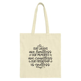 Friendship Tote Bag, Endless Friendship, Gift For Friend, Best Friend Gift, Quote Tote Bag, Travel Bag, Shoulder Bag, Everyday Bag - Tawshia